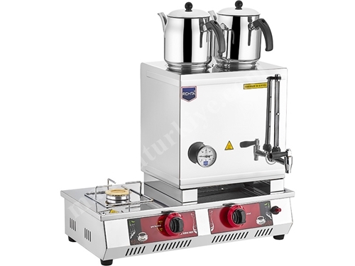 40 Model 2 Demlikli Gazlı (Ce) Çay Ocağı