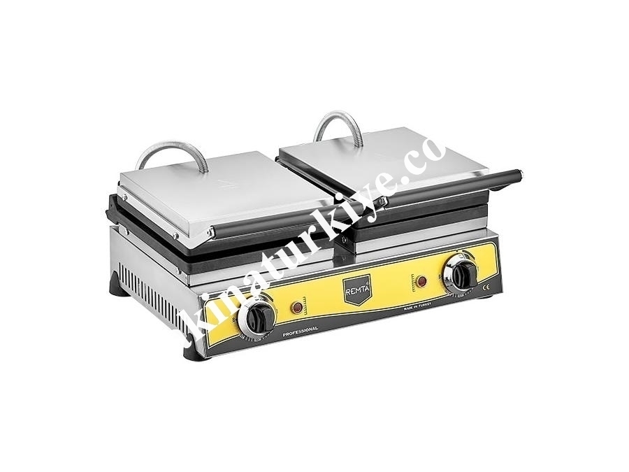 Çiftli Kare Çiçek Model Elektrikli Waffle Makinası
