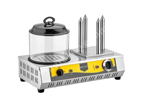 4 Kazıklı Hot Dog Makinası