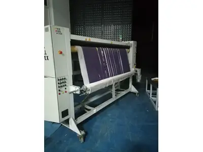 Machine de découpe de tissu en rouleaux à ultrasons Visdeltex