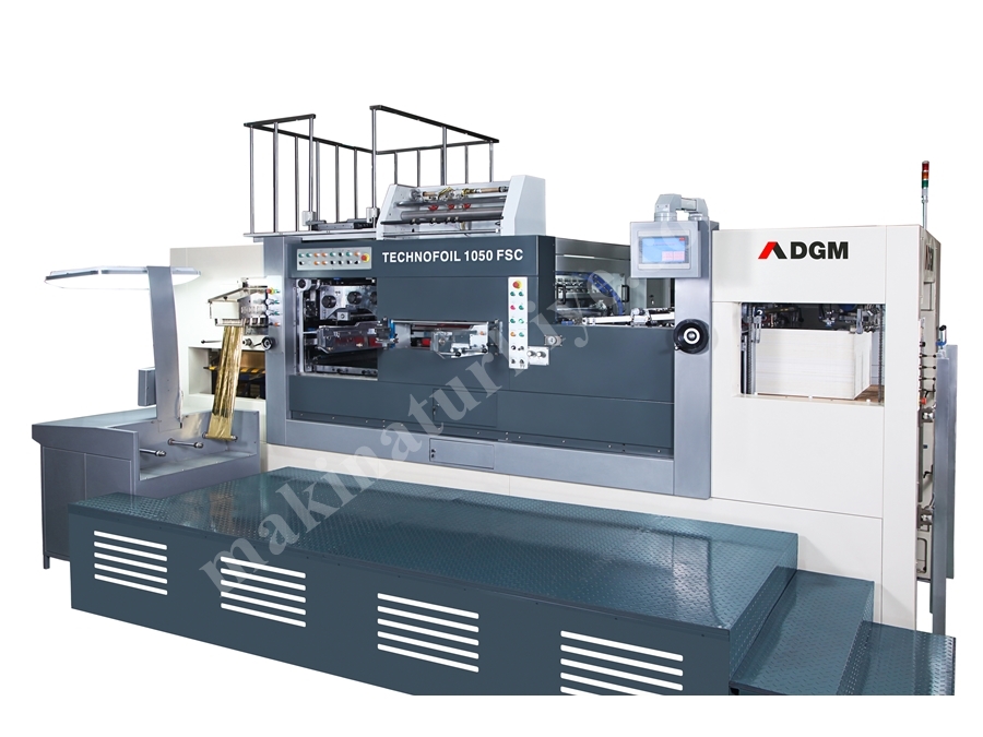 DGM TECHNOFOIL 1050 C Varak Yaldız Otomatik Kutu Kağıt Karton Kesim Makinesi