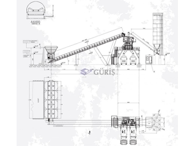 130 M3 / Hour Fixed Concrete Batching Plant - 3