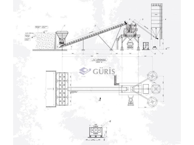 200 M3 / Hour Fixed Concrete Batching Plant - 1