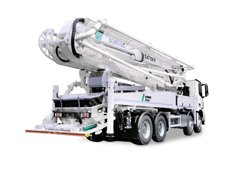 S47SXIII 162 M3/Hour Truck-Mounted Concrete Pumps 