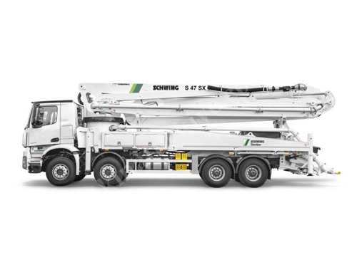 162 M3/Hour Truck-Mounted Concrete Pumps S47SXIII