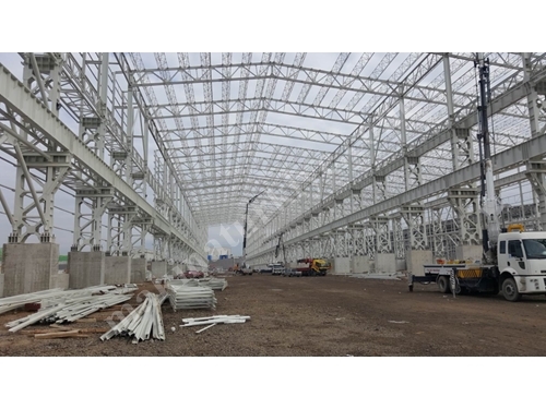 Fabrika İnşaatı Çelik Konstrüksiyon Yapı Sistemleri