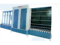 Vertikale Glaswaschmaschine mit 2000 Teilen/6 Bürstenrolle und Prozess - 2