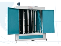 Vertikale Glaswaschmaschine mit 2000 Teilen/6 Bürstenrolle und Prozess - 0