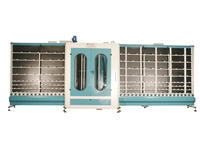1500 Größe/4 Bürsten Standard Vertikale Glaswaschmaschine - 2