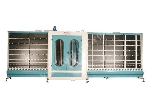 1500 Größe/4 Bürsten Standard Vertikale Glaswaschmaschine
