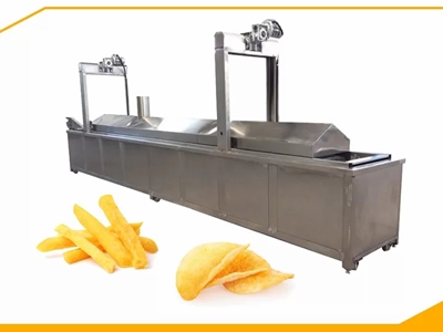 100 Kg/H Sürekli Patates Kızartma Makinası