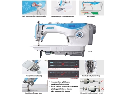 Jack A5 Electronic Straight Stitch Sewing Machine