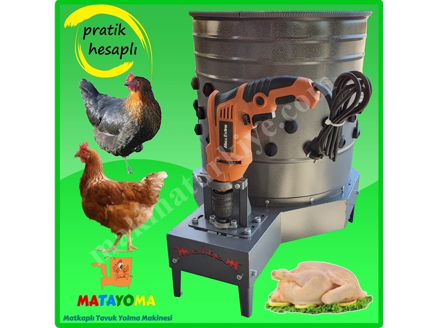 Matayoma Matkaplı Tavuk Yolma Aparatı