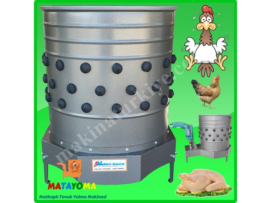 Matayoma Matkaplı Tavuk Yolma Aparatı