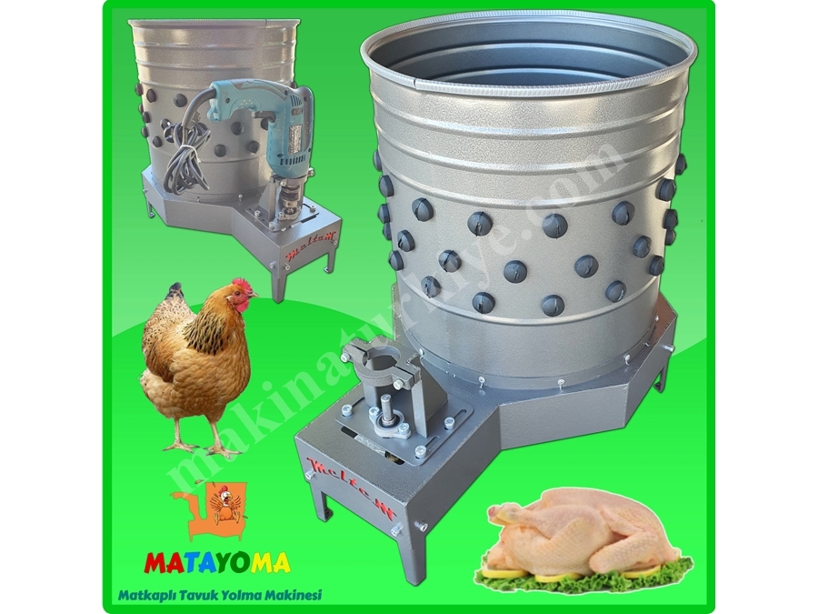 Matayoma Matkaplı Tavuk Yolma Aparatı