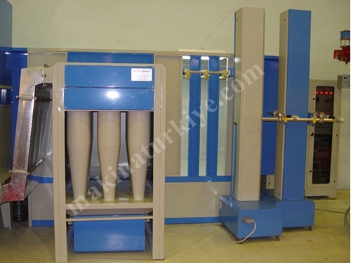 Elektrostatische Pulverbeschichtung Mehrkammer-Kabine