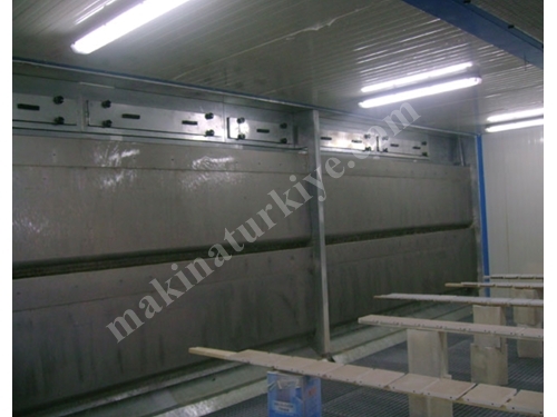 Wooden Paint Booth with Water Curtain