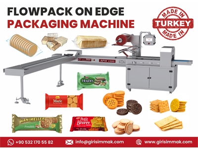 BPM1000 Servo System Horizontal Flowpack Packing Machine On Edge - 0