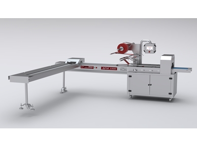 BPM1000 Servo System Horizontal Flowpack Packing Machine On Edge - 2