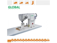 Double Needle Full Automatic Upper and Leather Sewing Machine - 0