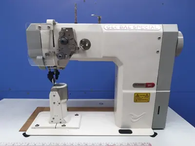Столбчатая швейная машина с локтевой одноигольной строчкой