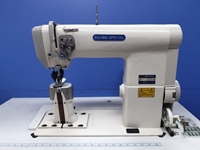 Elbow Double Needle Flat Bed Sewing Machine - 0