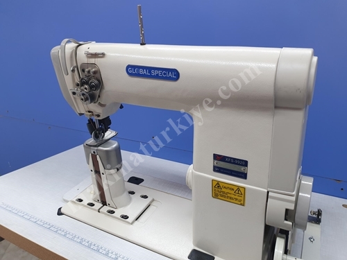Elbow Double Needle Flat Bed Sewing Machine