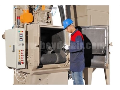 300 Kg Drum Type Sandblasting Machine - 3