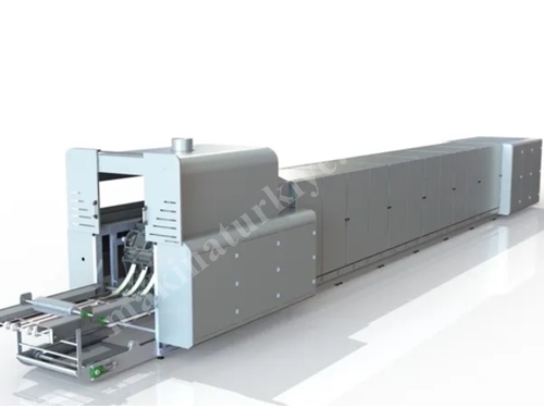 36-112 Yaprak Kapasiteli Tam Otomatik Gofret Pişirme Fırını