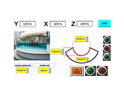 Monoblok CNC  Mermer Köprü Kesme Makinası  - 7