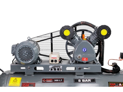 300 Lt 2-Kopf-8-Bar-Kolbenluftkompressor - 2