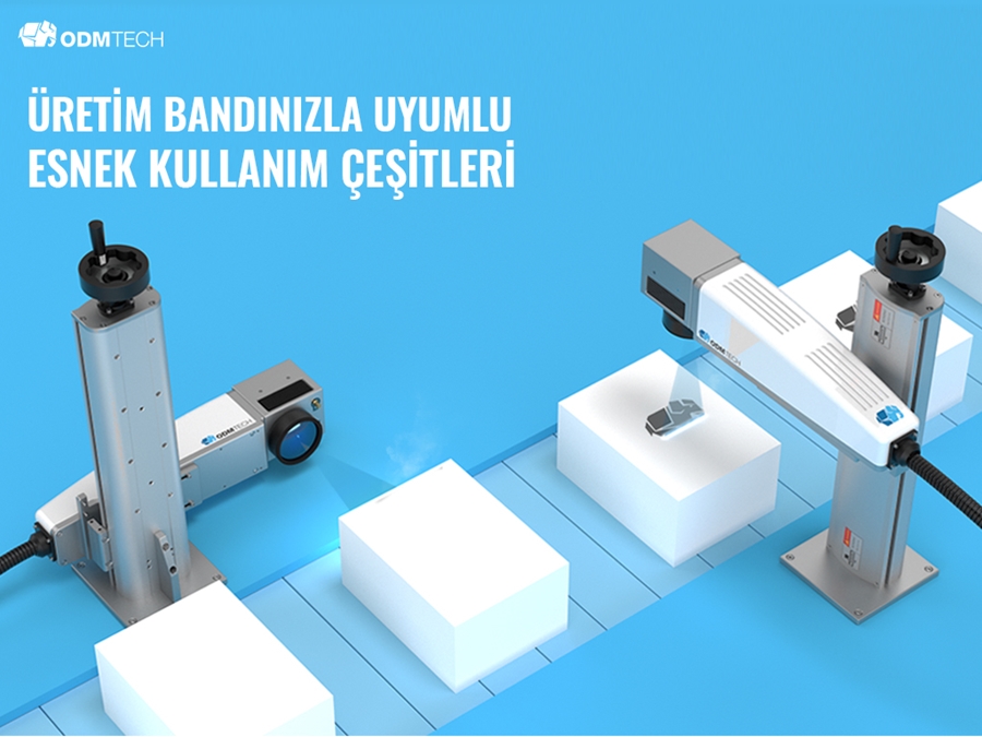 Fiber Lazer Markalama Makinası 30 - 50 Watt Arası 