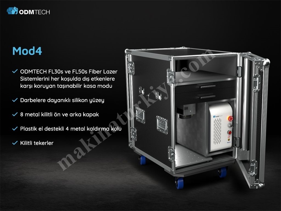 Fiber Lazer Markalama Makinası İş İstasyonu 110mmx110mm 