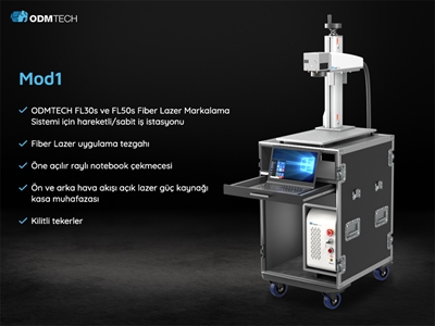 Fiber Lazer Markalama Makinası İş İstasyonu 110mmx110mm  - 4