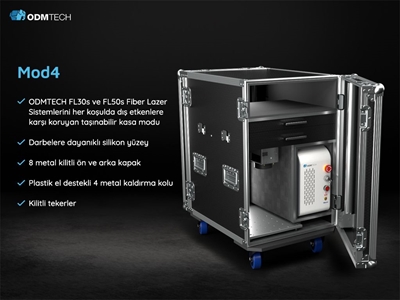 110mmx110mm  Fiber Lazer Markalama Makinası - 7