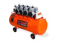 200 Lt 4 Hp Silent and Oil-Free Air Compressor - 1