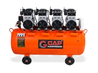 220 Lt 6 Hp Silent and Oil-Free Air Compressor - 0