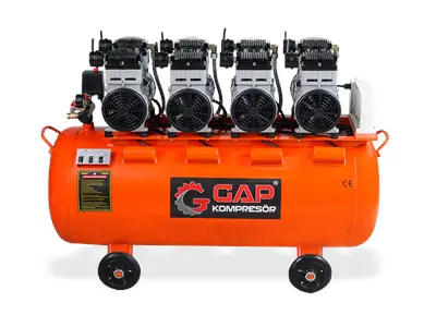 220 Lt 6 Hp Silent and Oil-Free Air Compressor