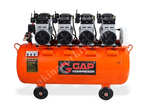 220 Lt 6 Hp Silent and Oil-Free Air Compressor