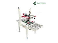 Semi-Automatic Carton Sealing Machine 12 Cartons/Minute Top and Bottom Belts - 2