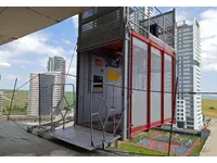 Ascenseur de fret et de personnel extérieur de 2000 kg 