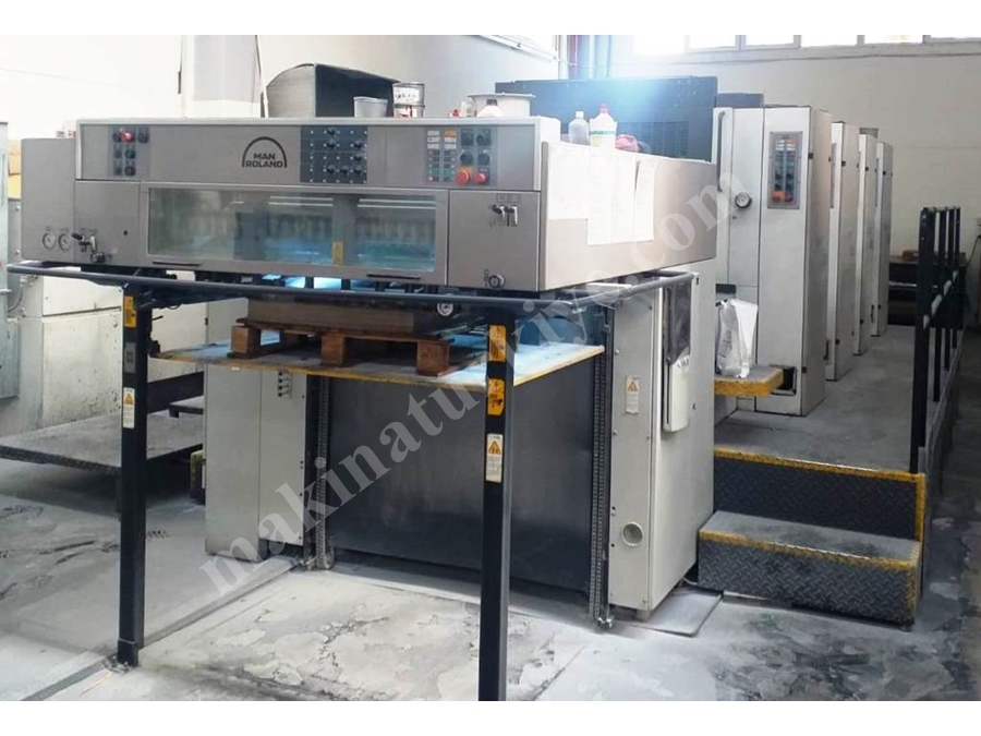 Man Roland 704 4 Renk Ofset Baskı Makinesi