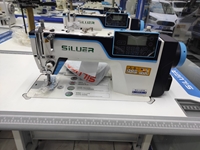 Silver Fully Automatic Straight Stitch Sewing Machine - 0