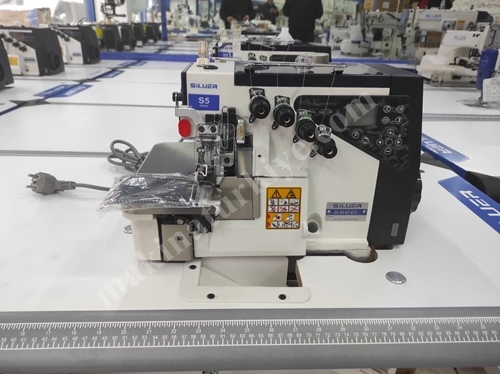 S5-5H-AT-EUT  Otomatik 4 İplik Overlok Makinası 