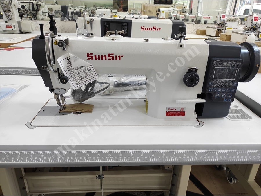 SS-H303E-TD4 8 mm Çift Papuç Deri Dikiş Makinası 