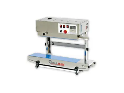 Vertical Date Coding Bag Sealing Machine with Conveyor 800x150 mm