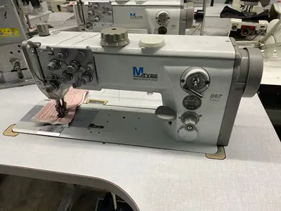 867/190020 Double Needle Double Shoe Leather Stitching Machine