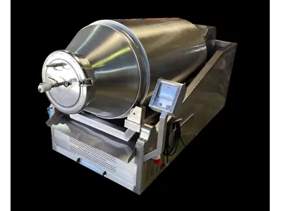 1000 Liter Movable Meat Drum With Horizontal Cooling 