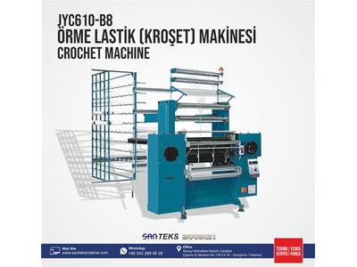 JYC610 B8 Örme Lastik (Kroşet) Makinesi - 0