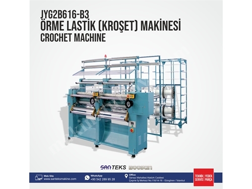 JYG2B616 B3 Örme Lastik (Kroşet) Makinesi